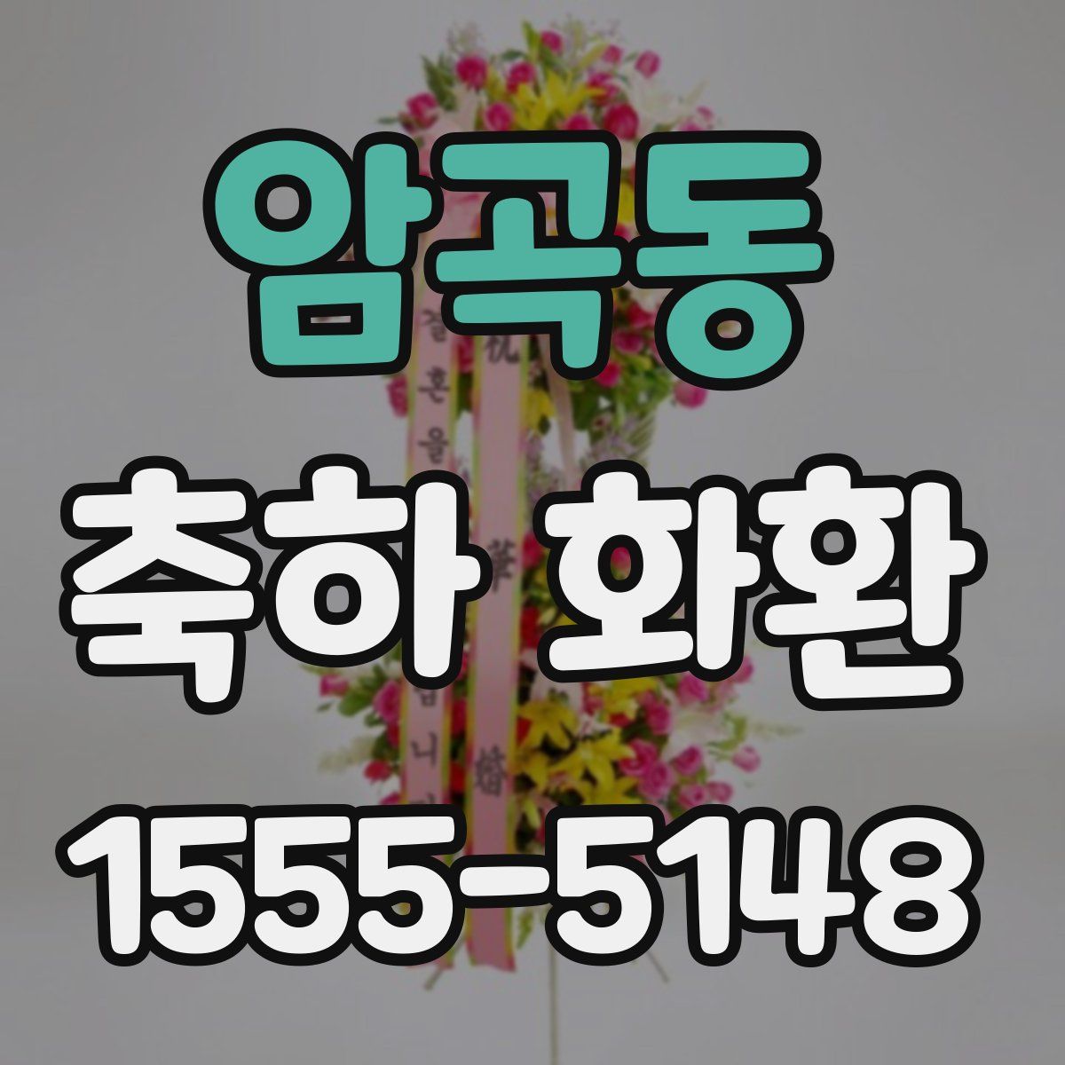 암곡동 축하 화환