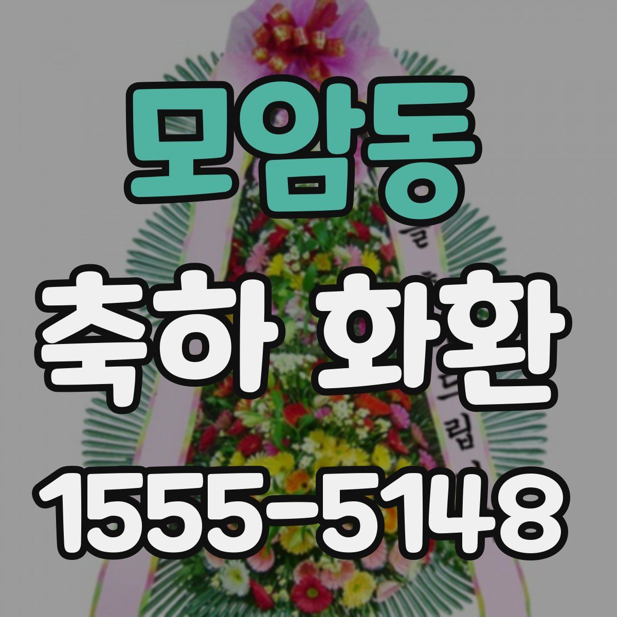 모암동 축하 화환