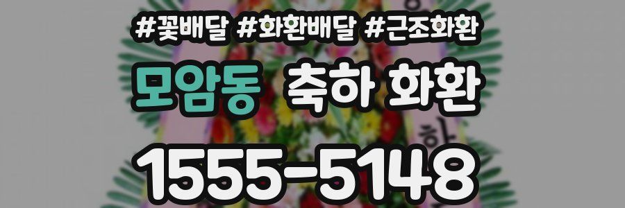 모암동 축하 화환