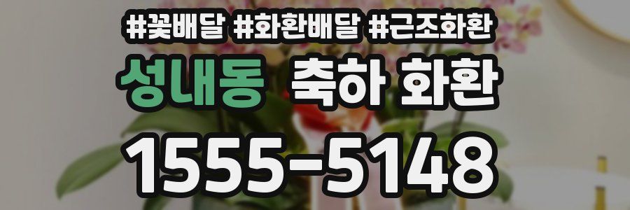 성내동 축하 화환