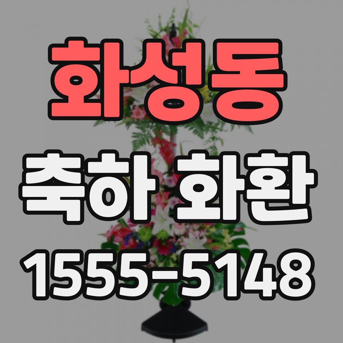 화성동 축하 화환