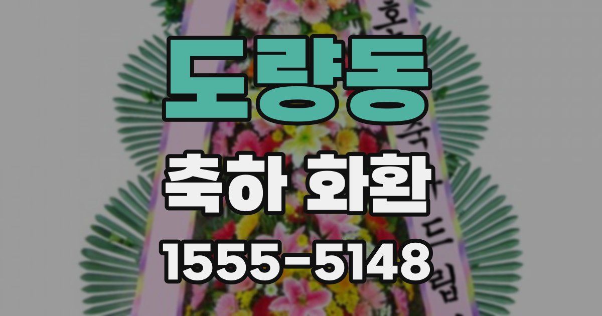 도량동 축하 화환