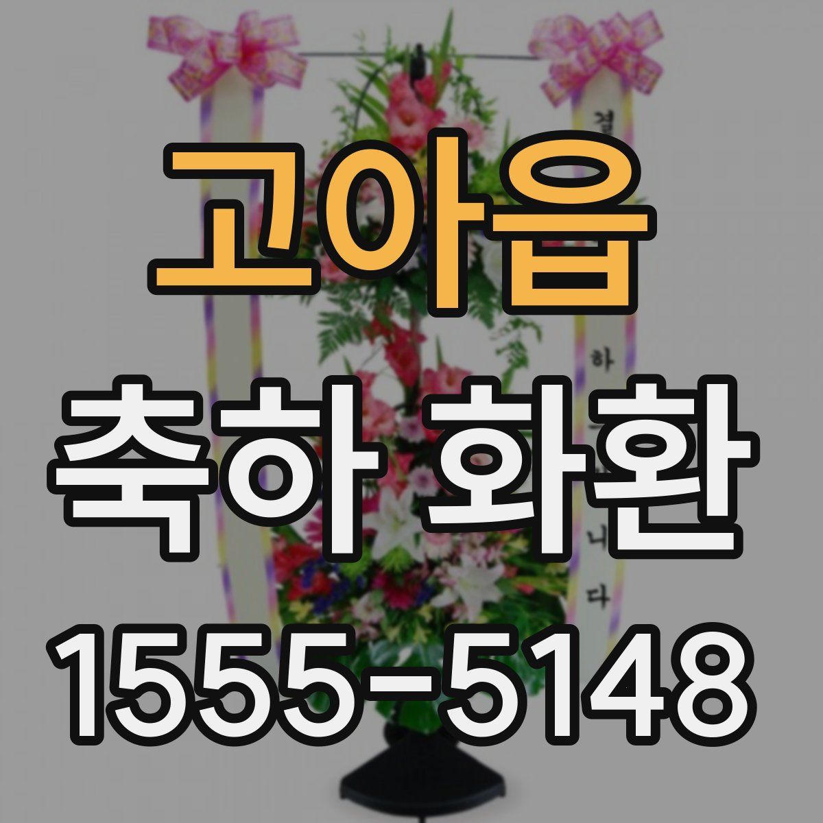 고아읍 축하 화환