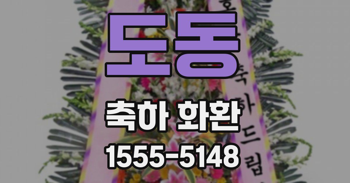 도동 축하 화환