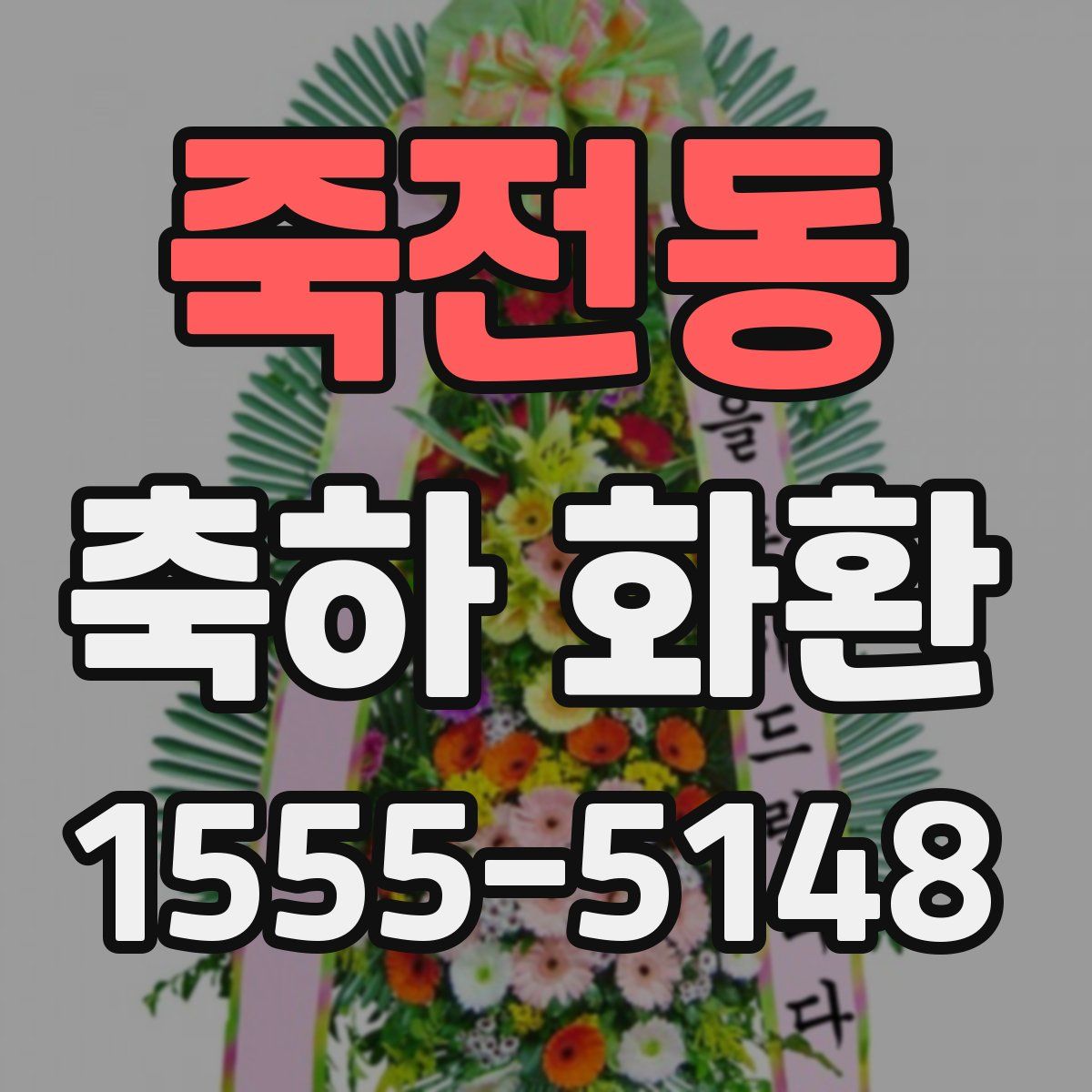 죽전동 축하 화환