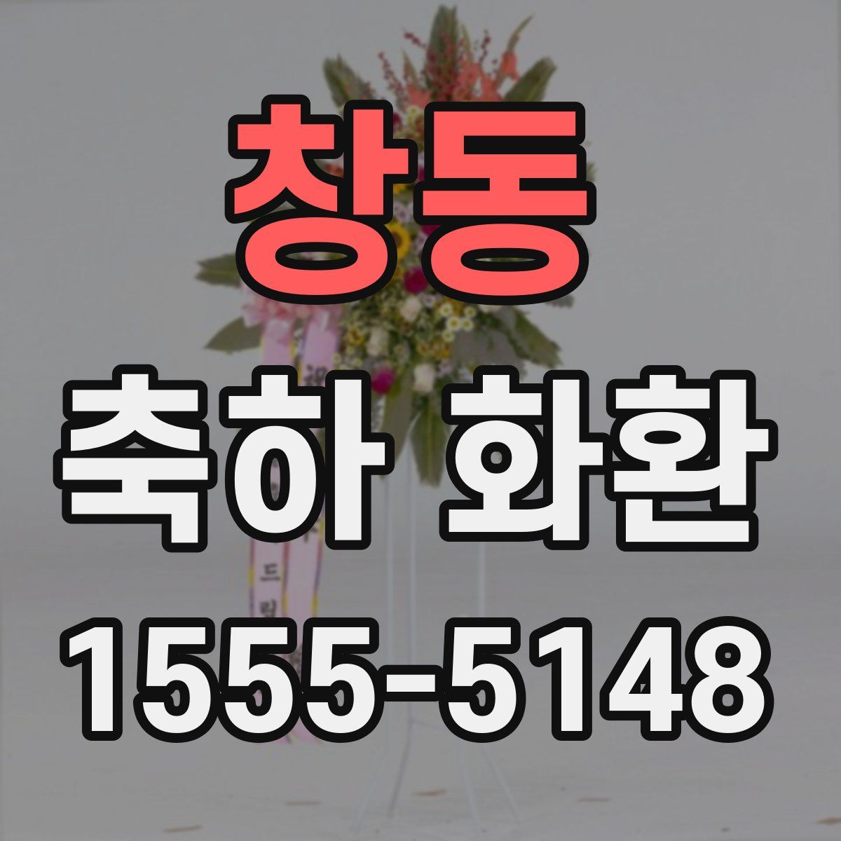 창동 축하 화환