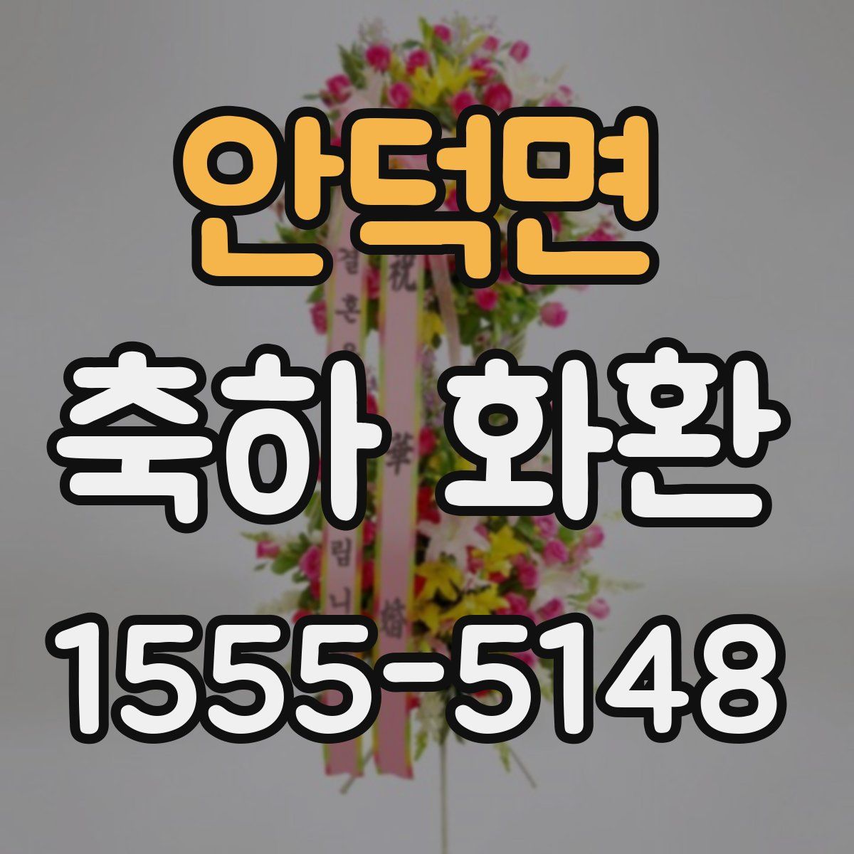 안덕면 축하 화환