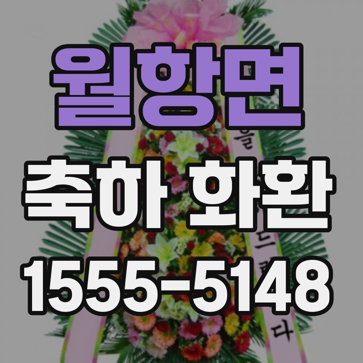 월항면 축하 화환