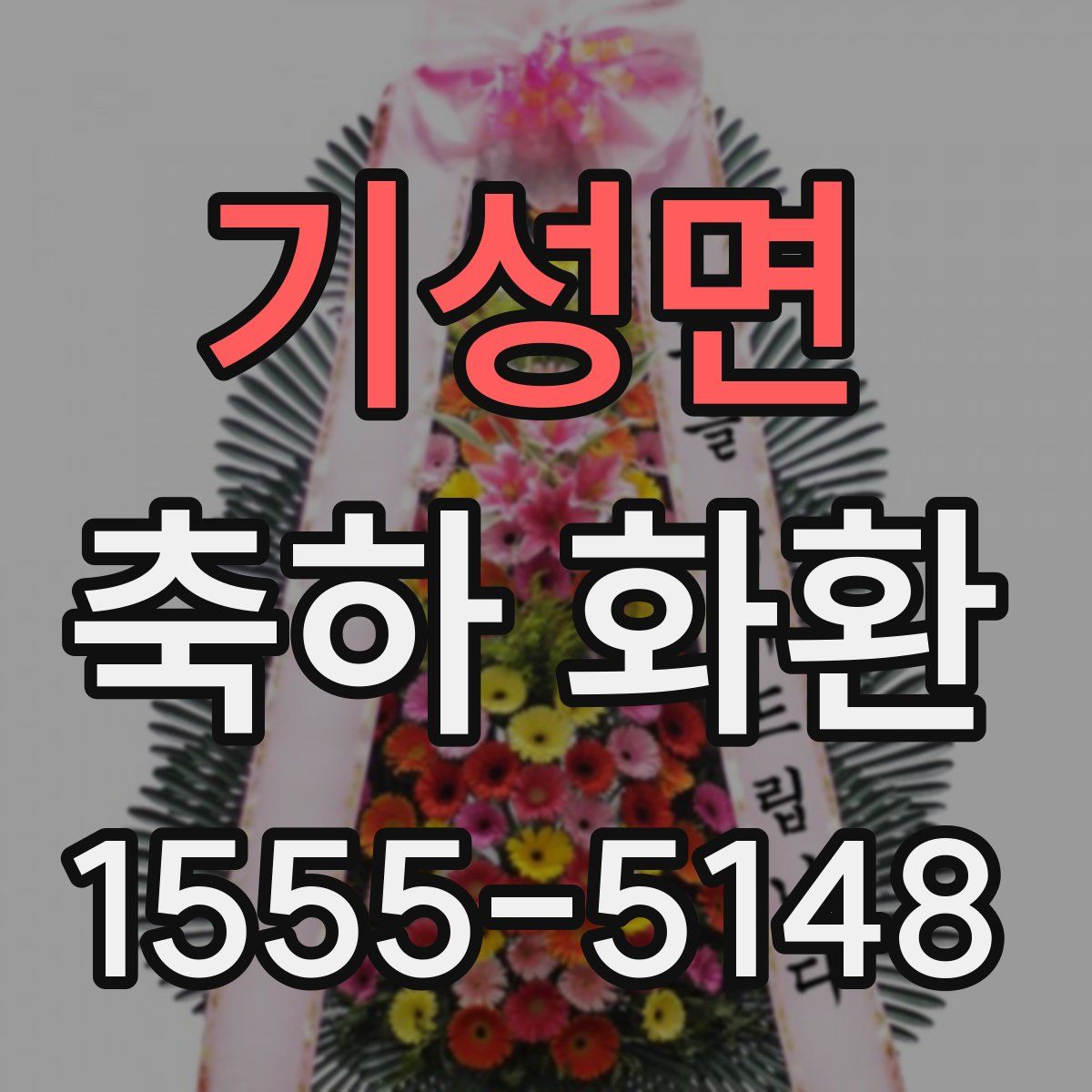 기성면 축하 화환