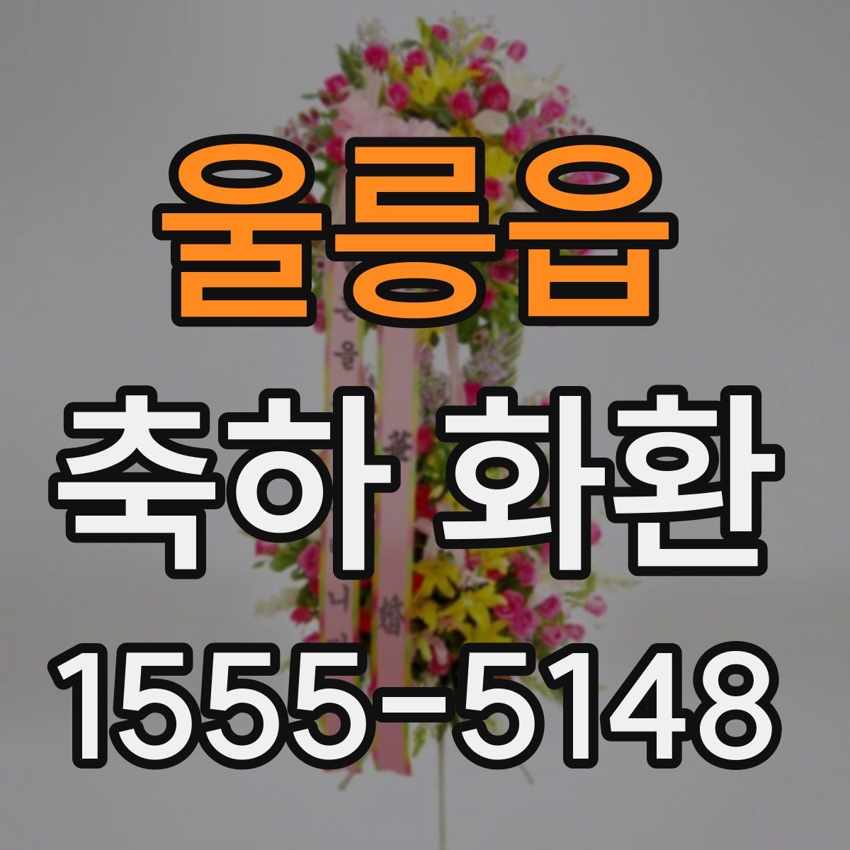 울릉읍 축하 화환