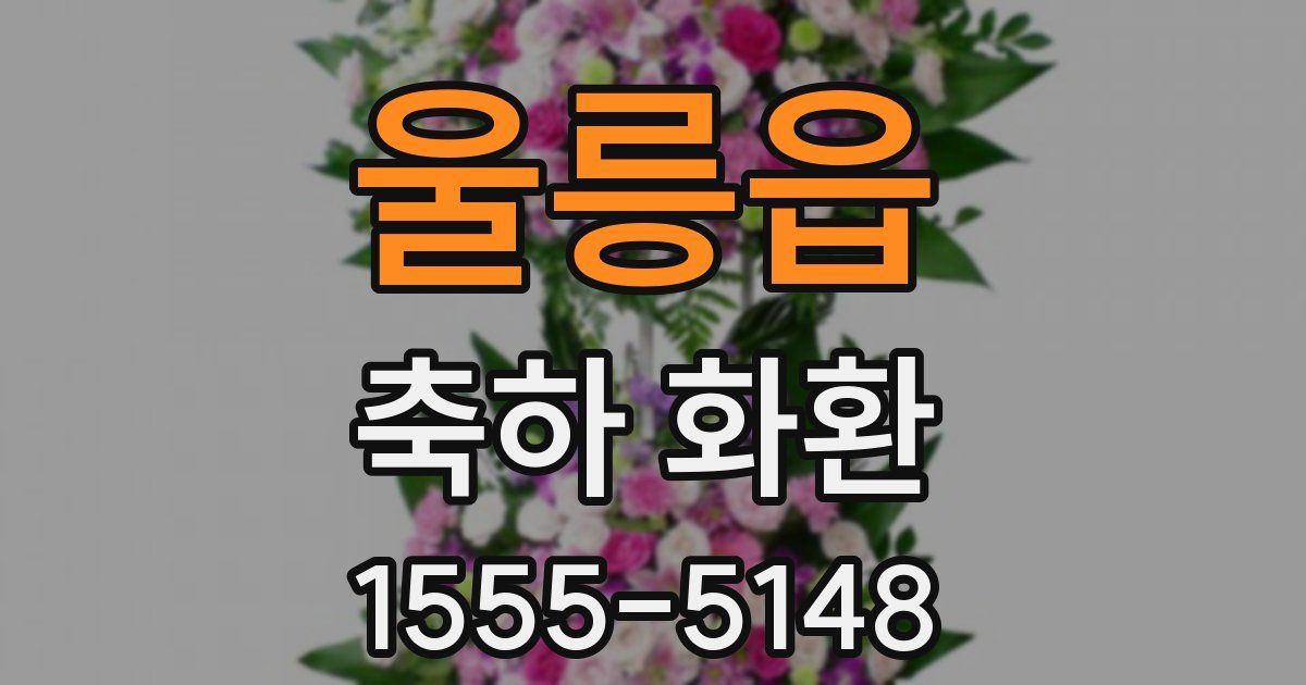 울릉읍 축하 화환