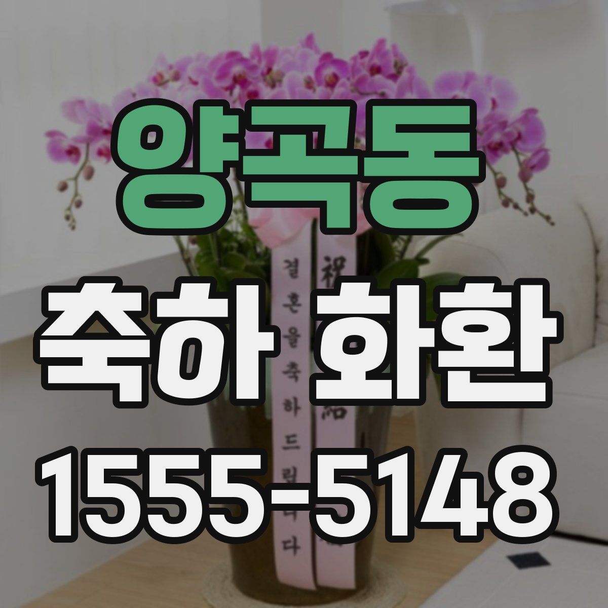 양곡동 축하 화환