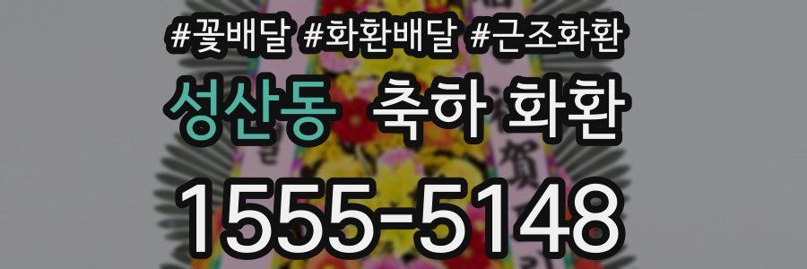 성산동 축하 화환