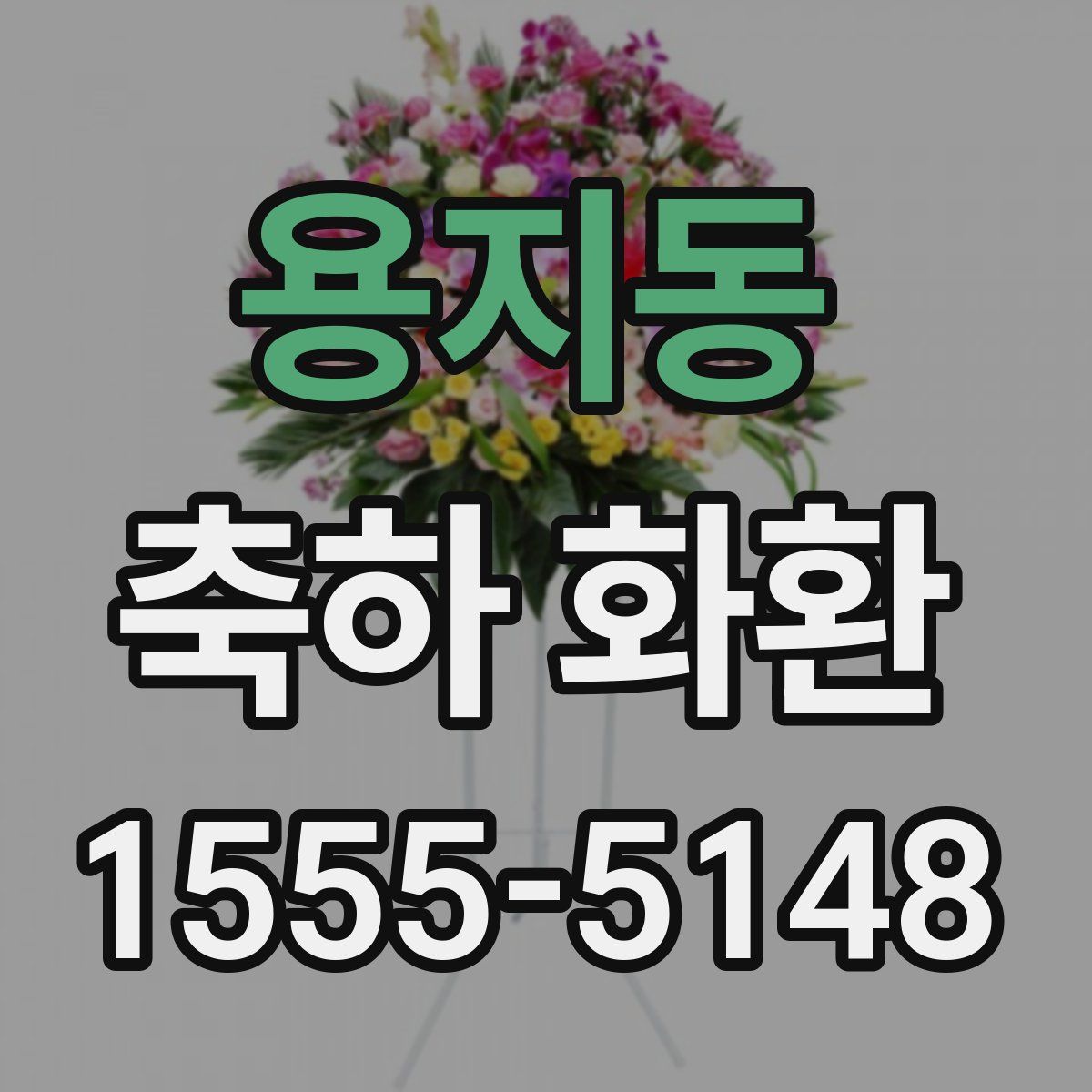 용지동 축하 화환