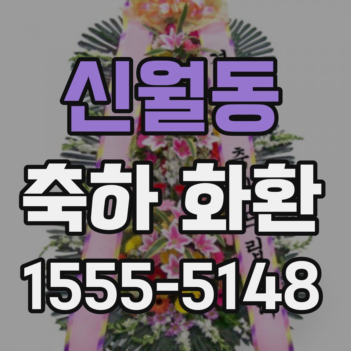 신월동 축하 화환