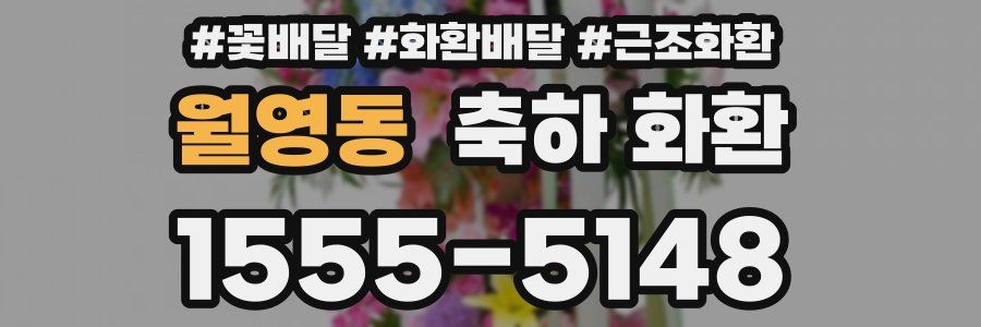 월영동 축하 화환