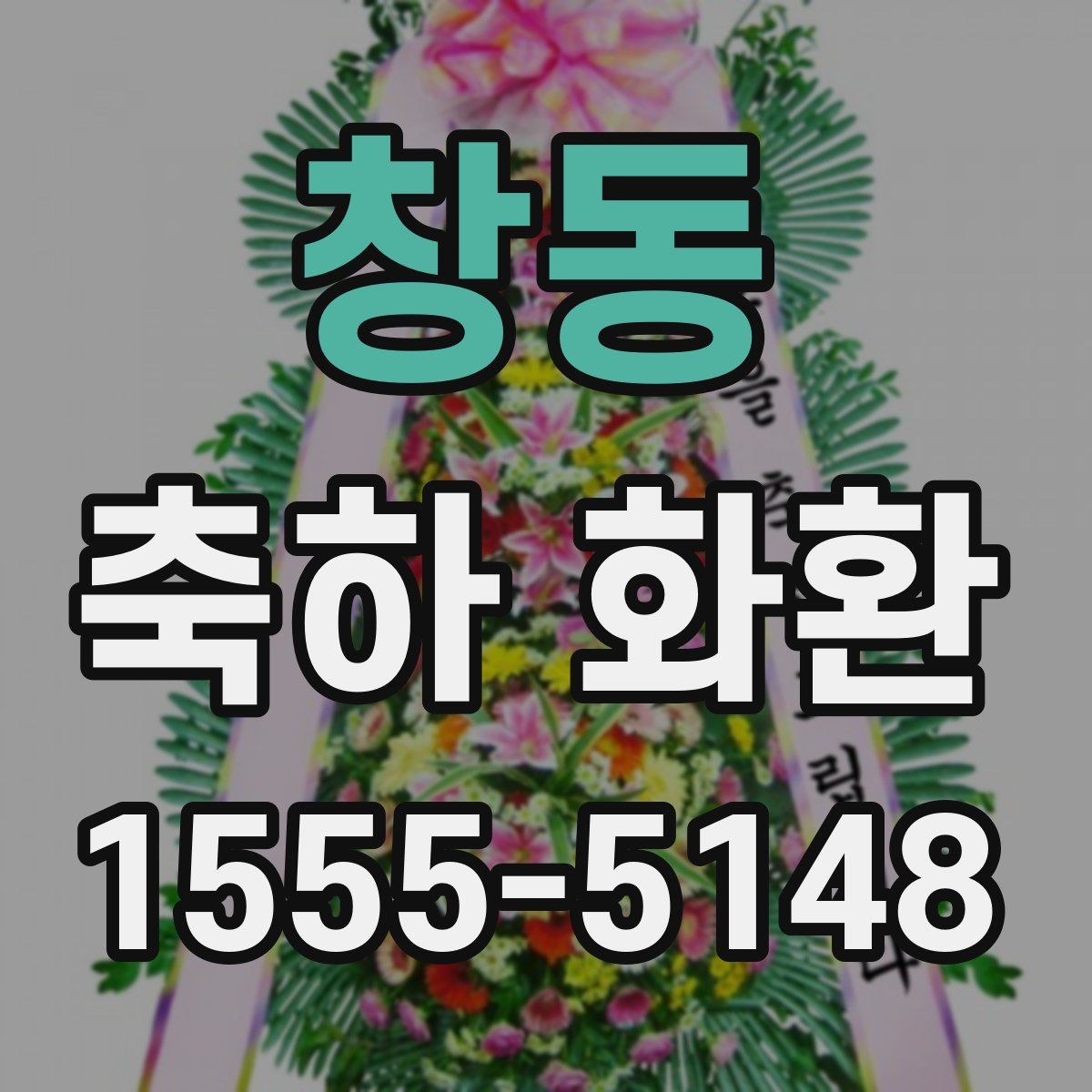 창동 축하 화환