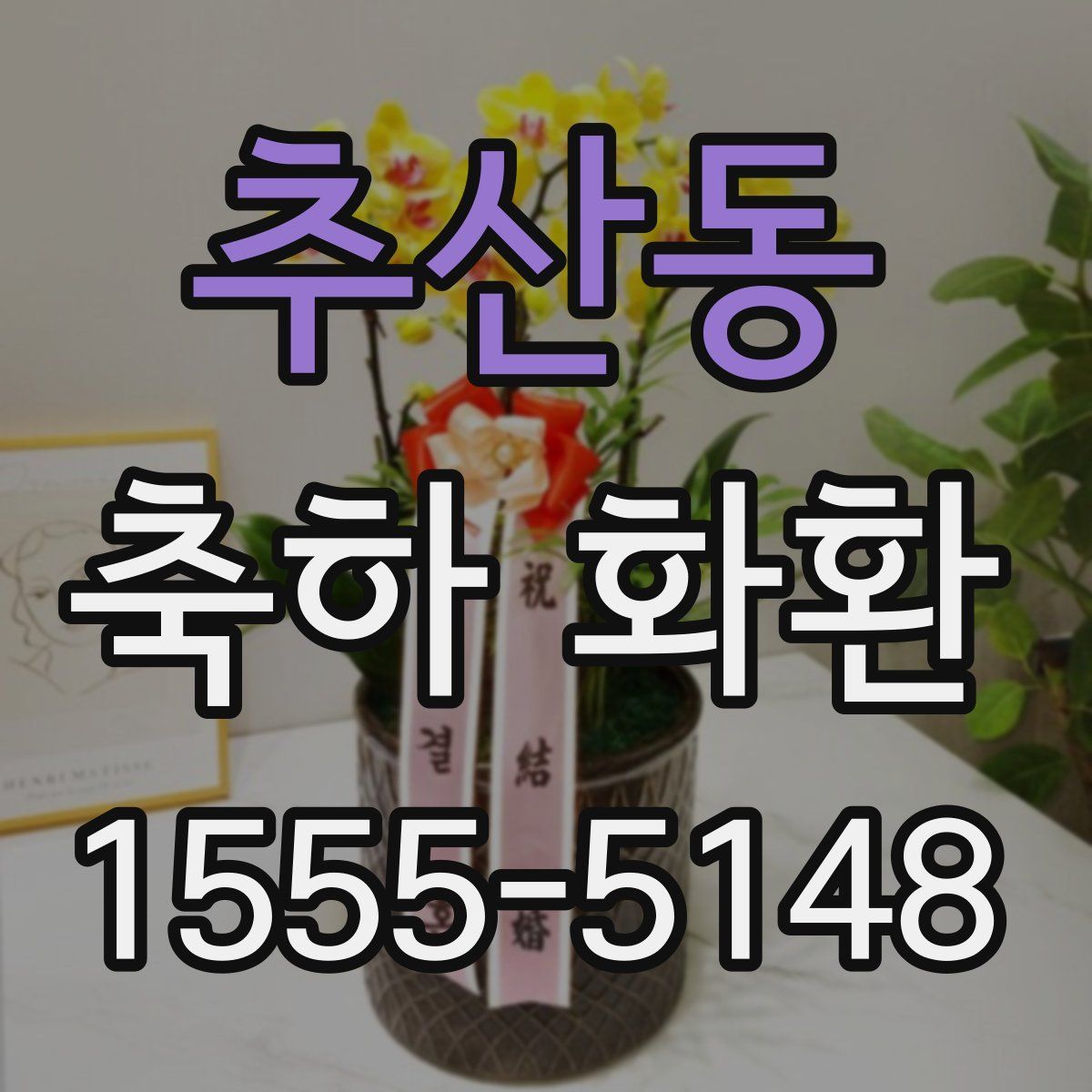 추산동 축하 화환