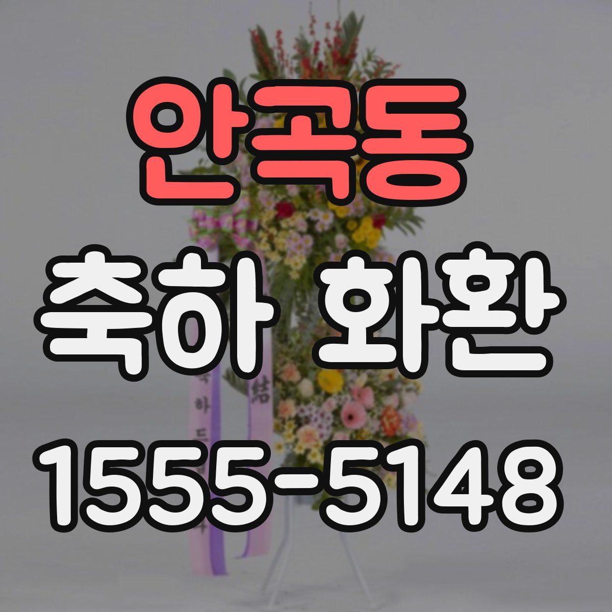 안곡동 축하 화환
