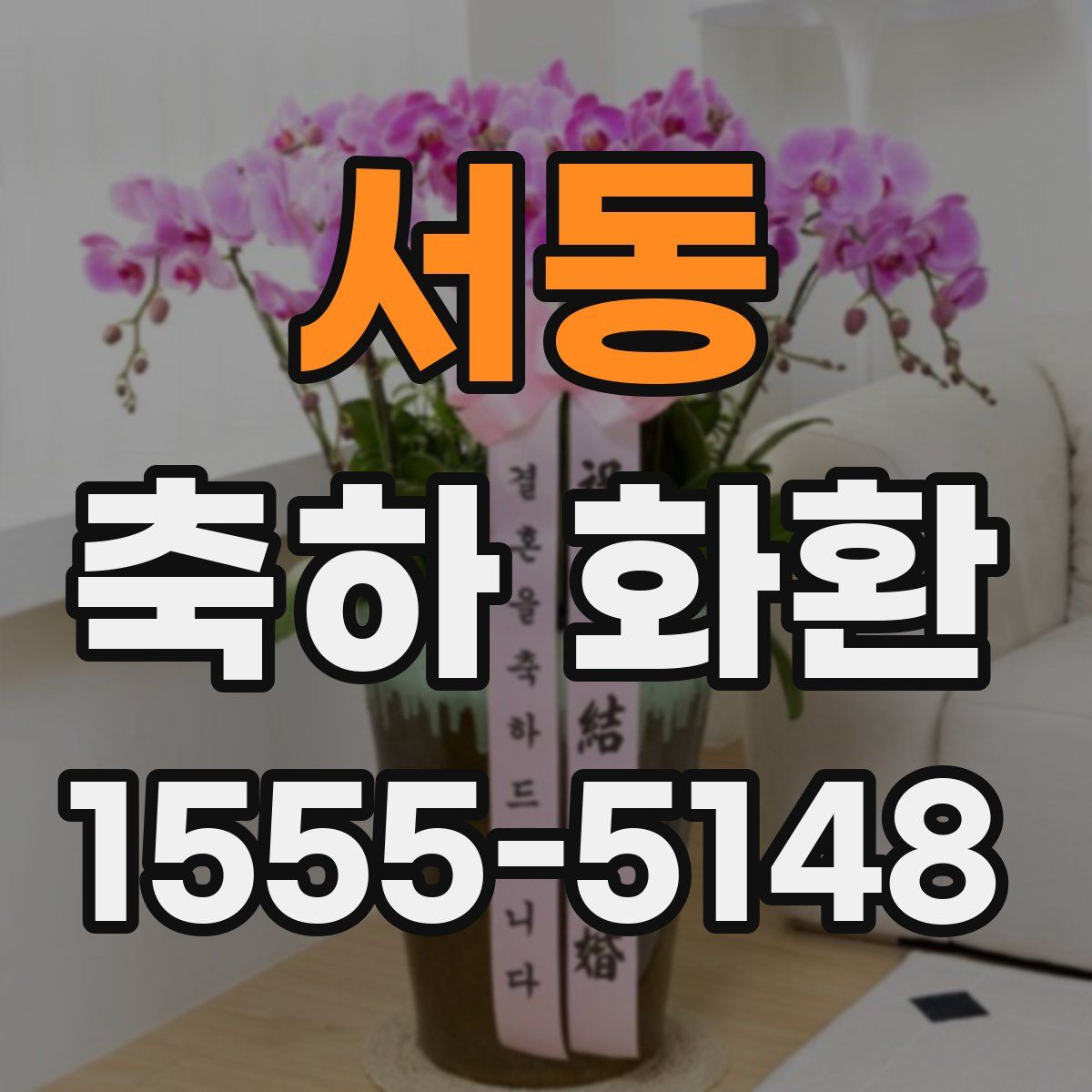 서동 축하 화환