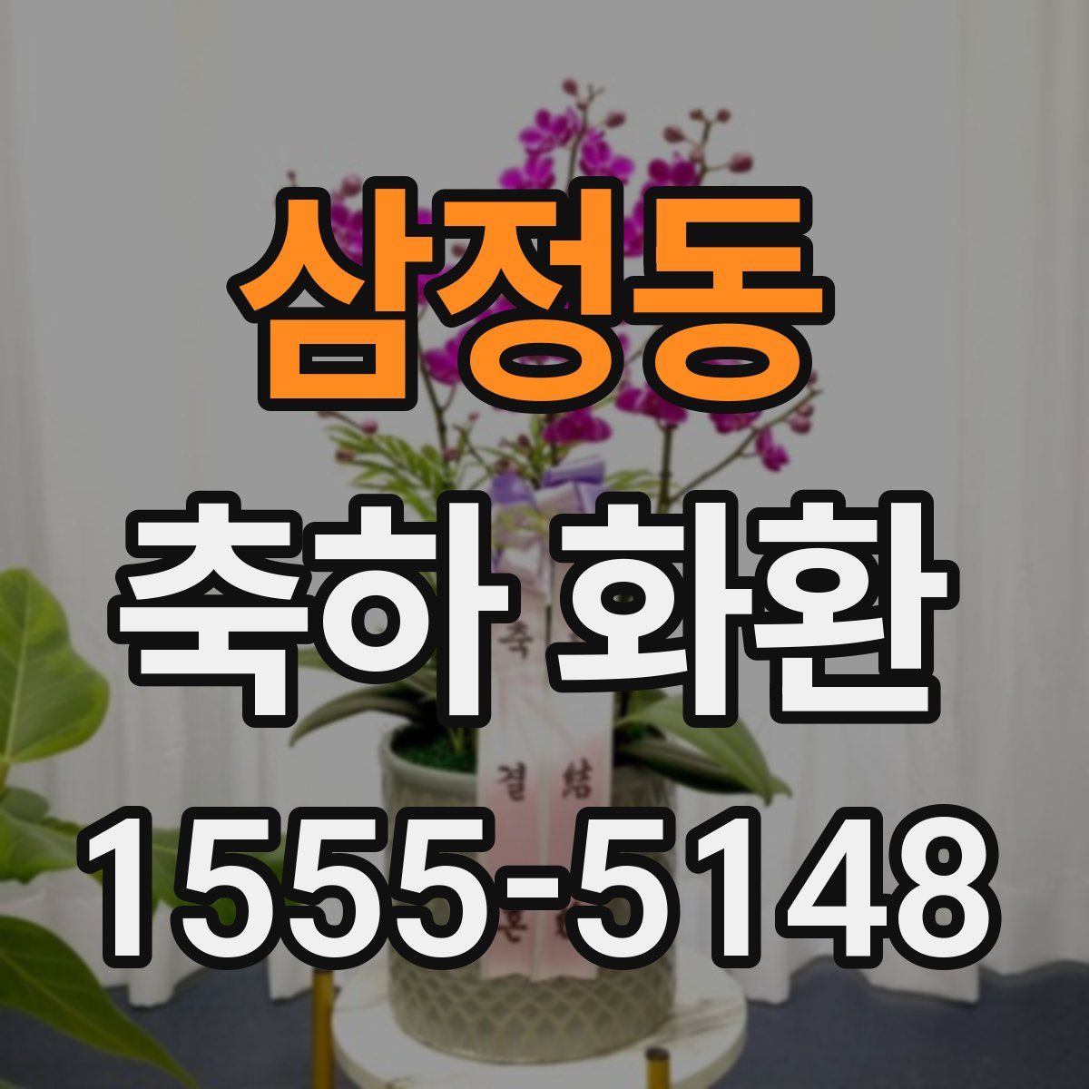 삼정동 축하 화환