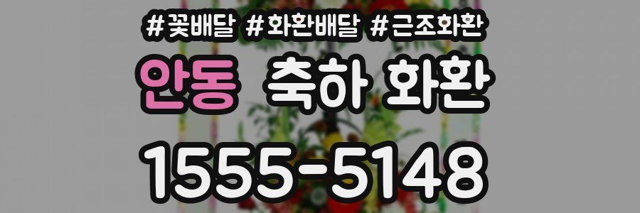 안동 축하 화환