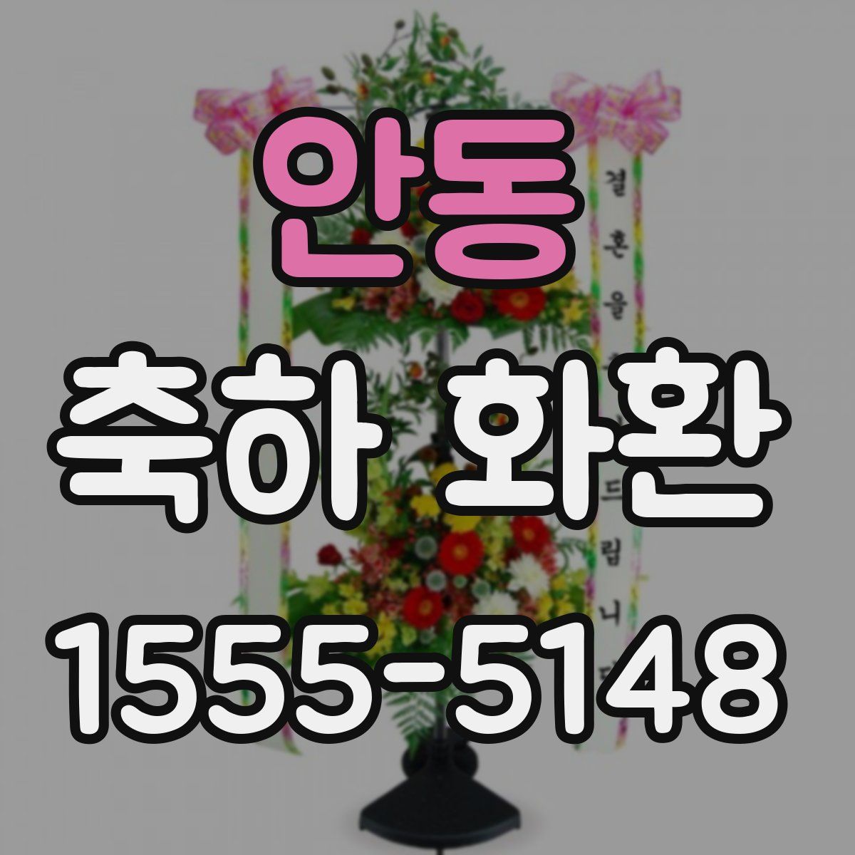 안동 축하 화환