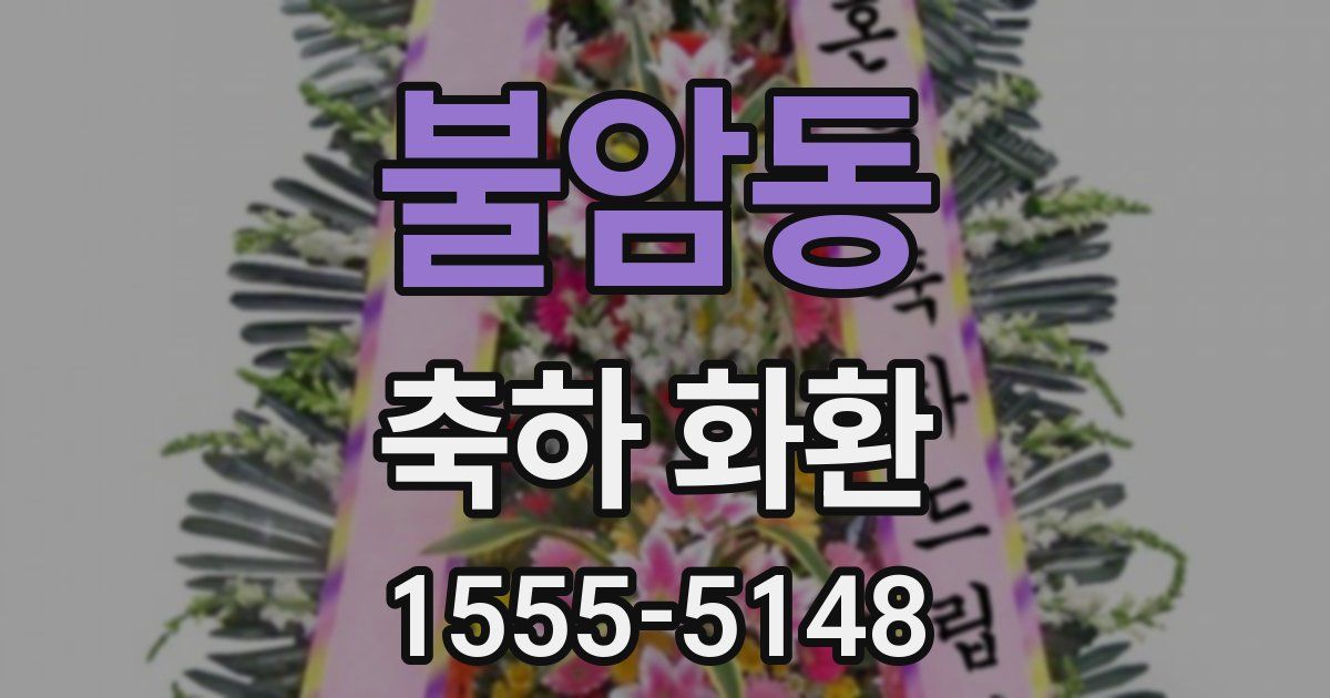 불암동 축하 화환