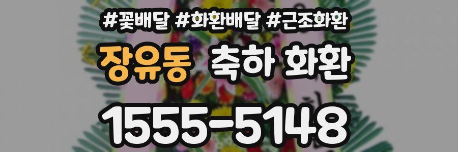 장유동 축하 화환
