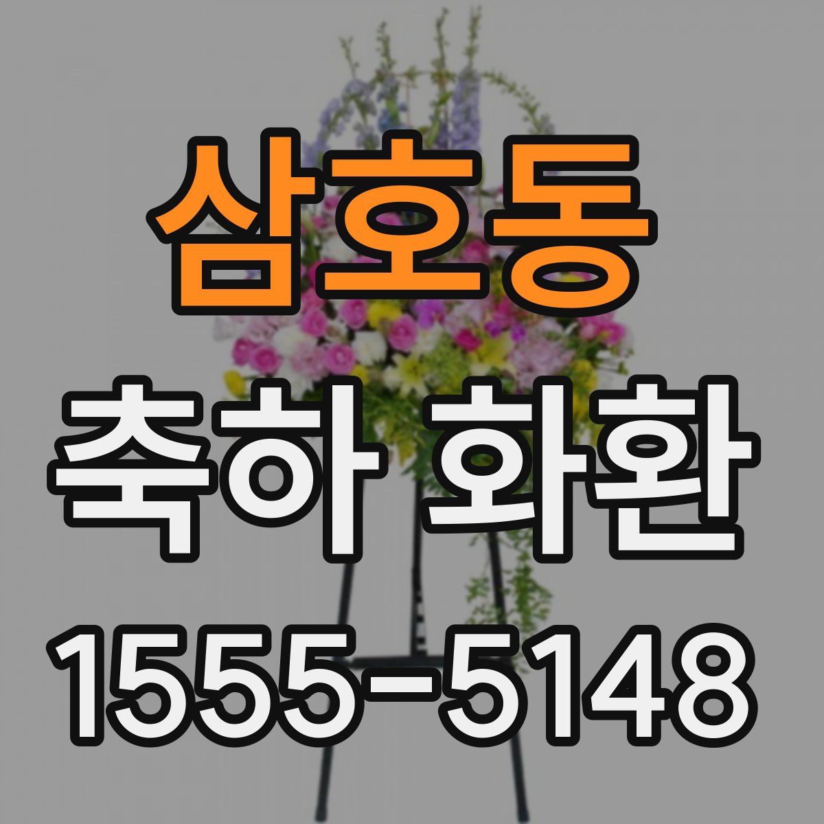 삼호동 축하 화환