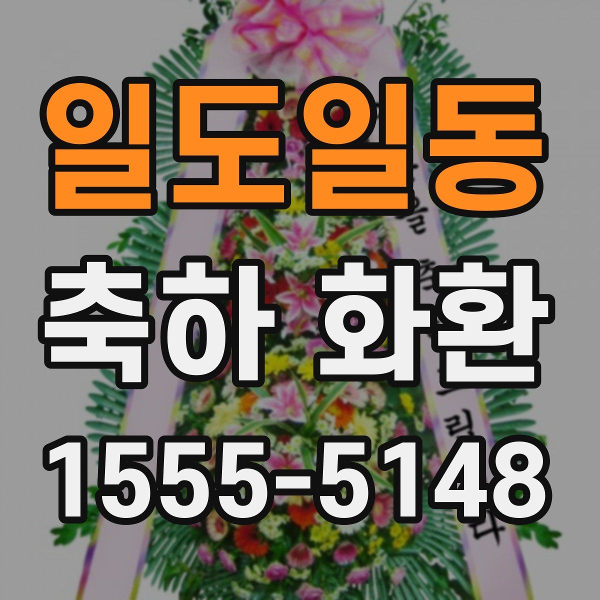 일도일동 축하 화환