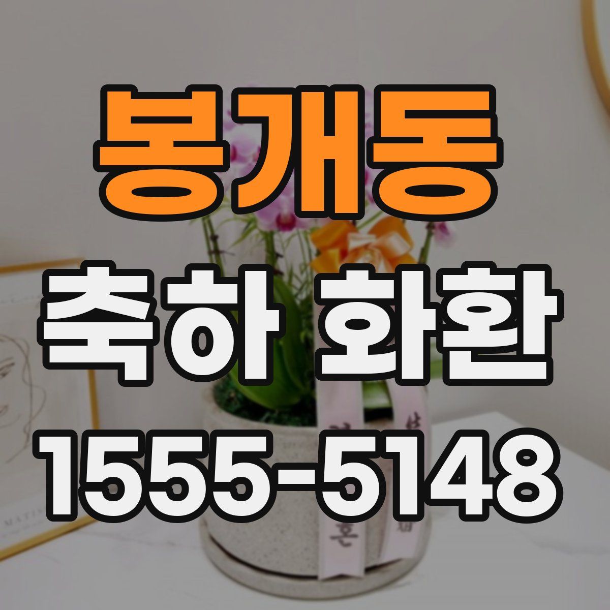 봉개동 축하 화환