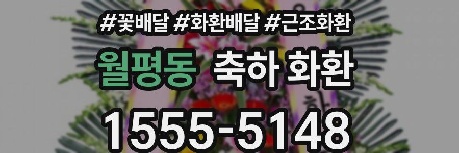 월평동 축하 화환