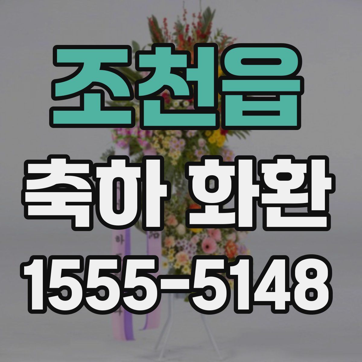 조천읍 축하 화환