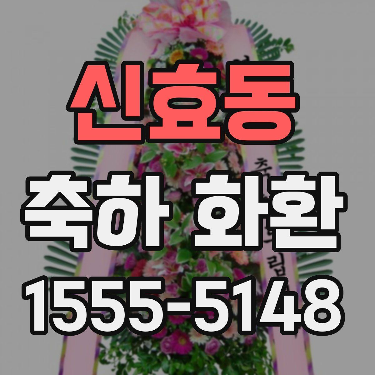 신효동 축하 화환