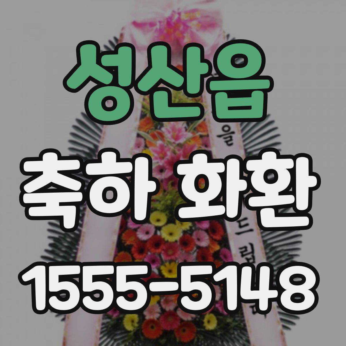 성산읍 축하 화환