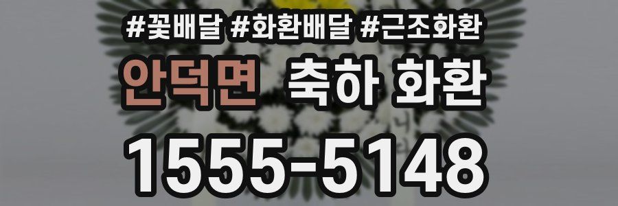 안덕면 축하 화환