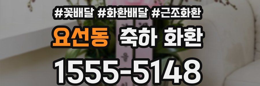 요선동 축하 화환