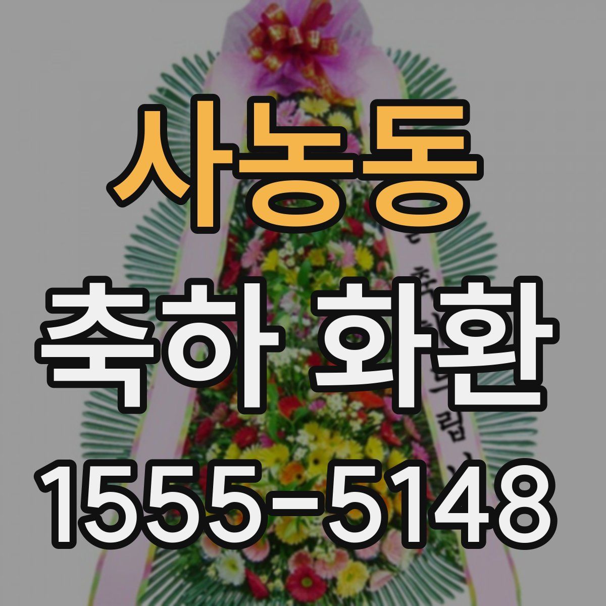 사농동 축하 화환