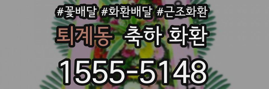 퇴계동 축하 화환