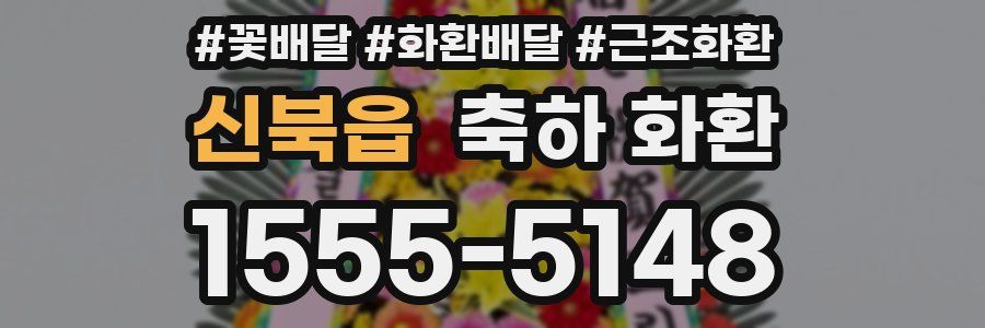 신북읍 축하 화환
