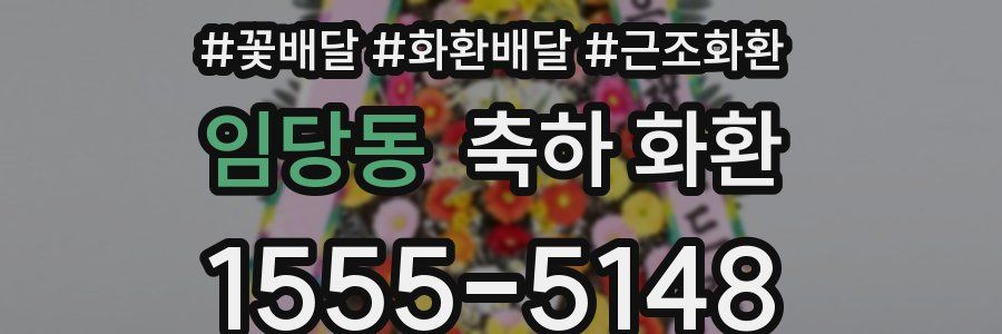 임당동 축하 화환
