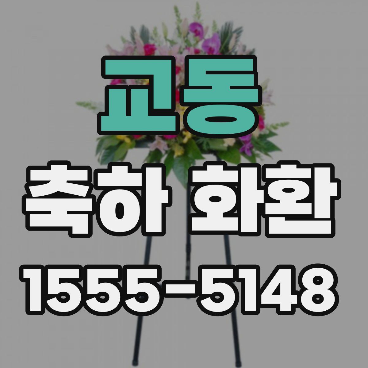 교동 축하 화환