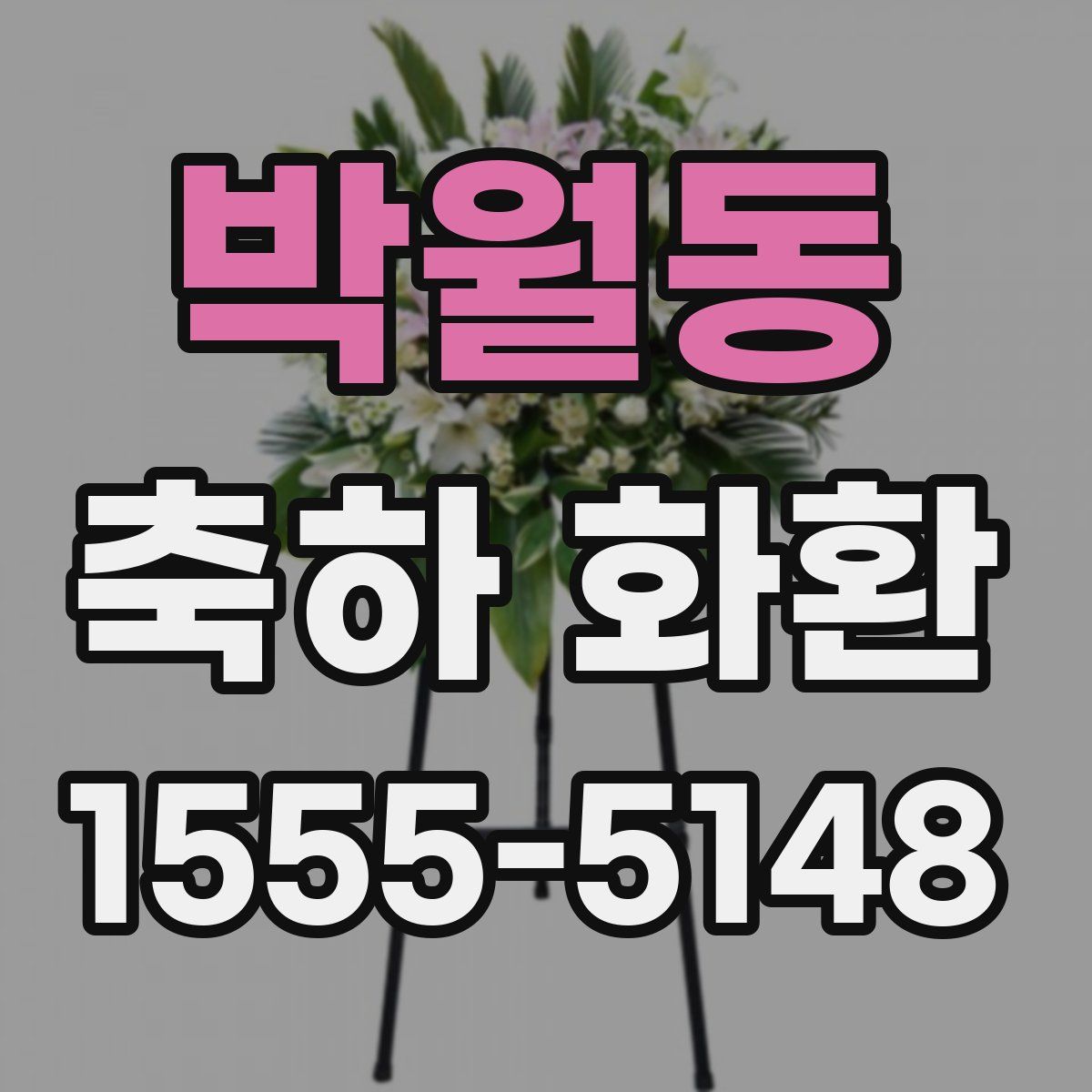 박월동 축하 화환