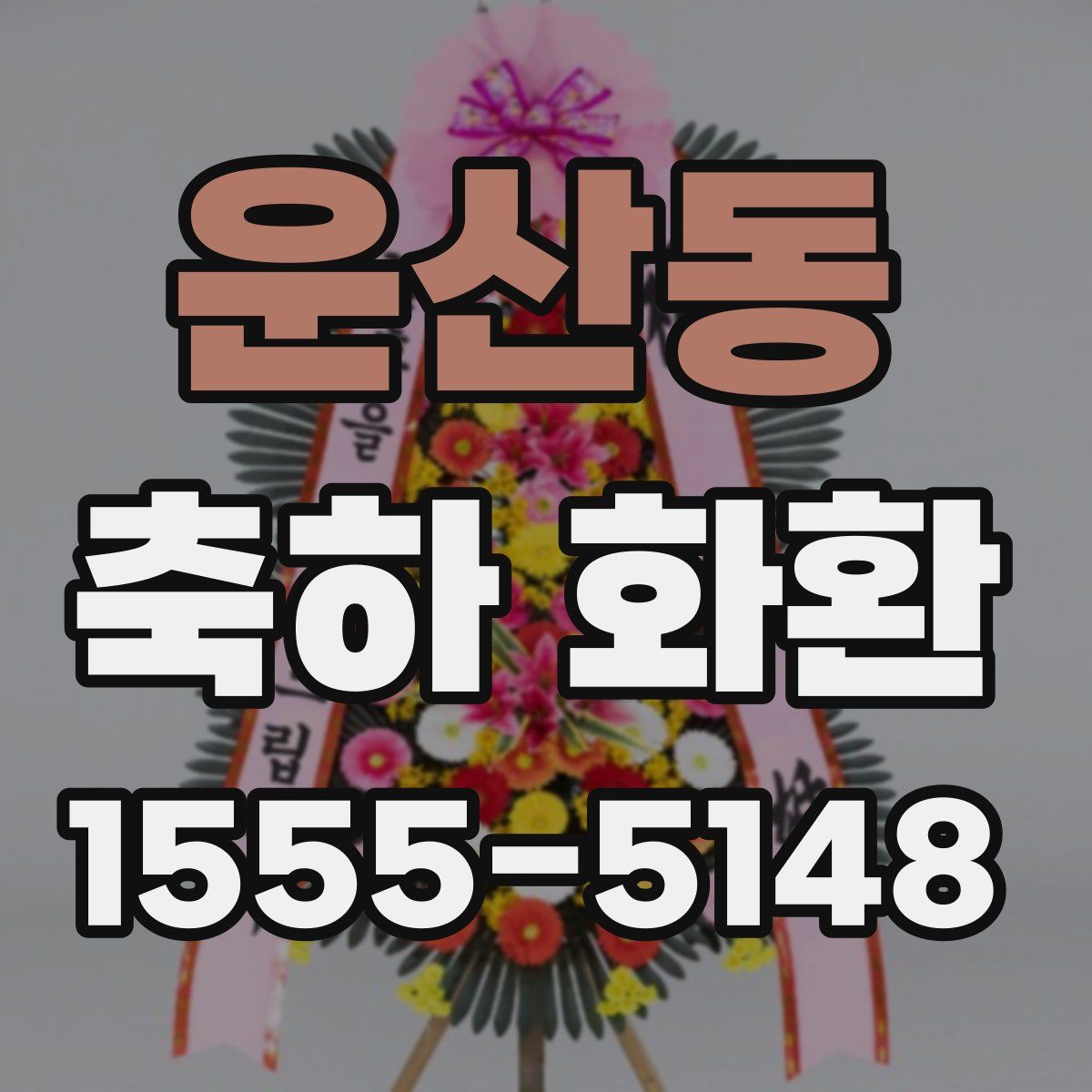 운산동 축하 화환