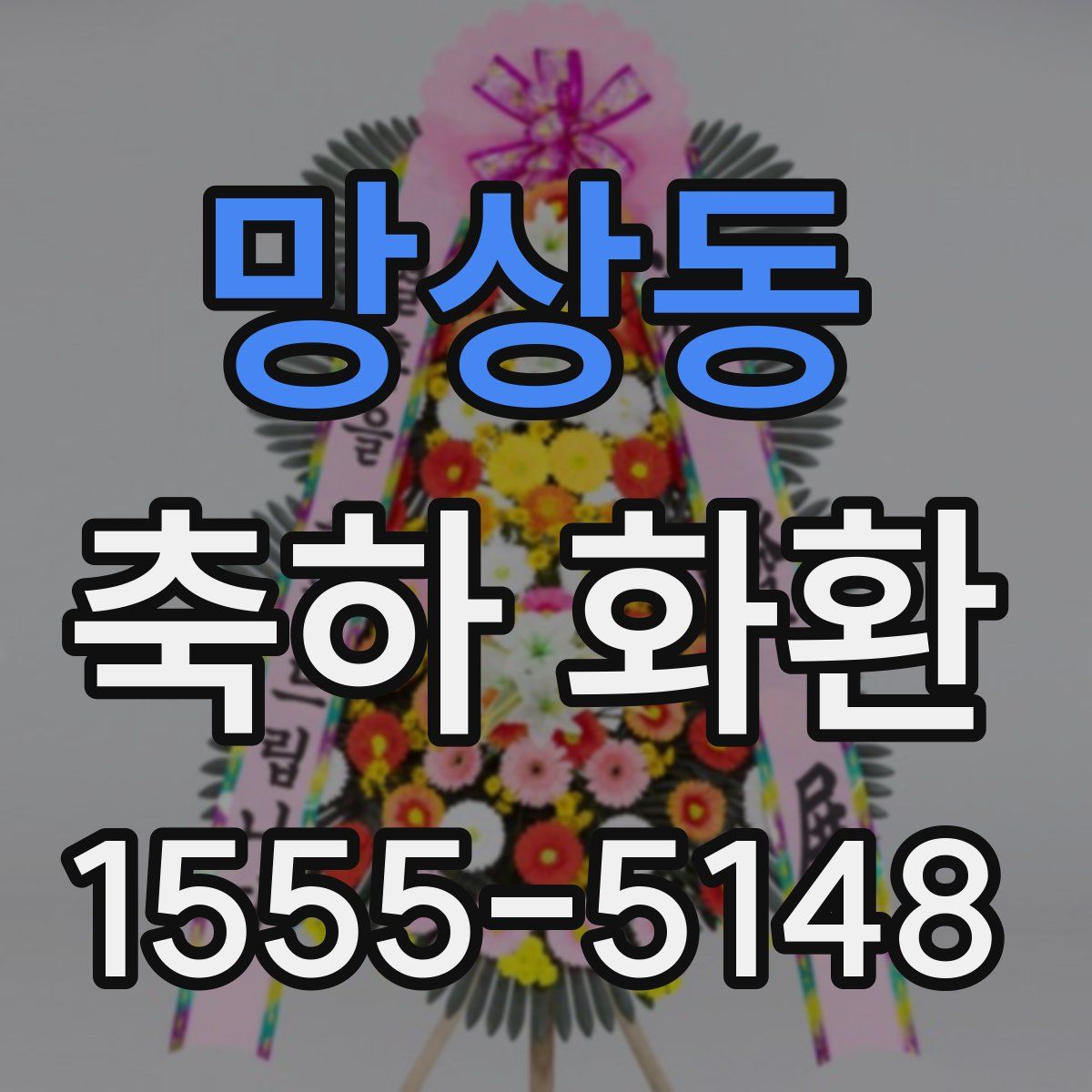 망상동 축하 화환