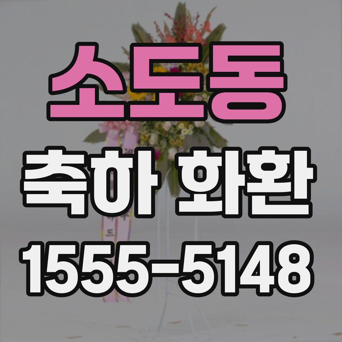 소도동 축하 화환