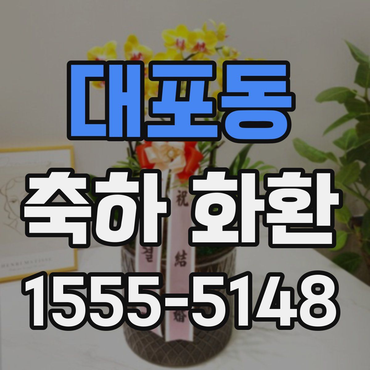 대포동 축하 화환