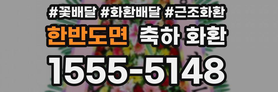 한반도면 축하 화환