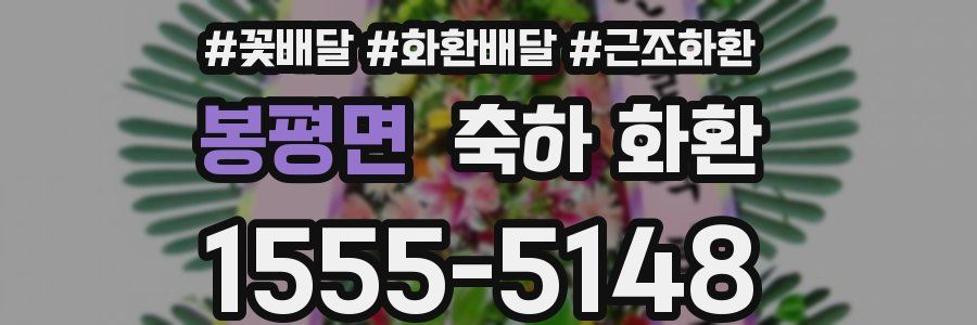봉평면 축하 화환